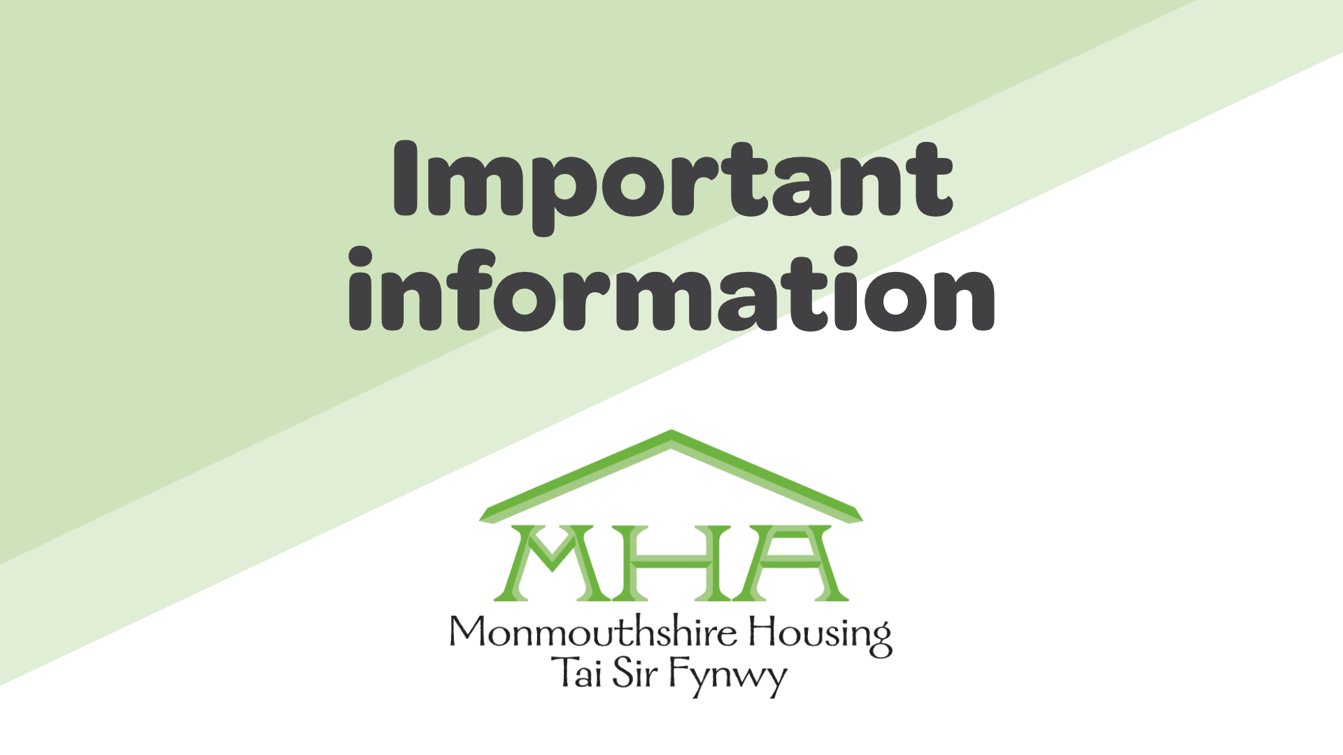 Tenant benefit information