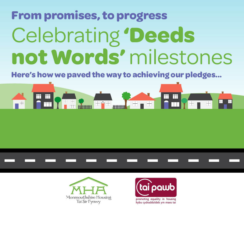 Quick link image 'Deeds not Words' Milestones